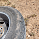 Illustration for article titled That tire is used up, or, another day of pro-level social distancing at work.